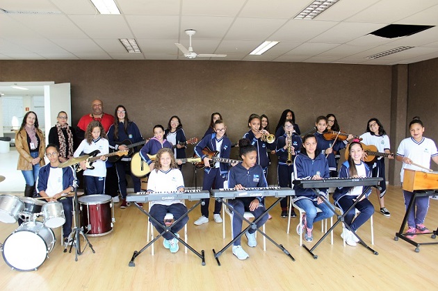 “Uma Orquestra Em Sua Escola” agita Emef Eizaburo Nomura