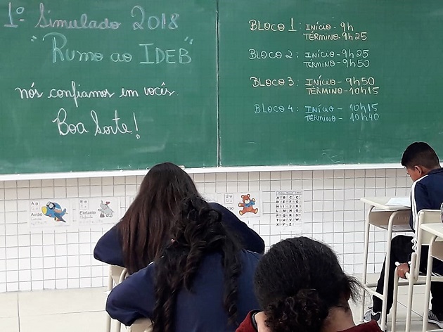 Alunos da rede de Barueri se preparam para as provas do Ideb