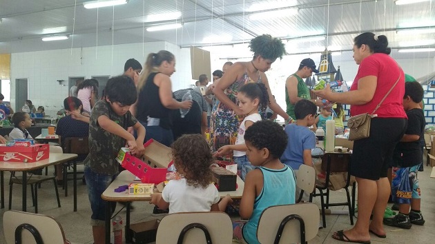 Festa da Família integra pais e filhos ao ambiente escolar